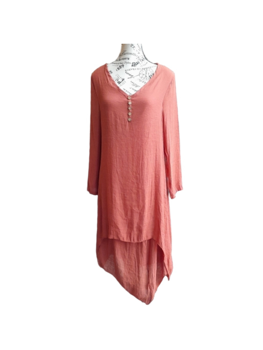 Elegant Rust Maxi Dress